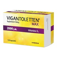 Vigantoletten Max witamina D3 2000j.m. 120 kapsułe