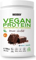 Weider Vegan Protein Proteínový kondicionér Brownie Chocolate Prášok 750g