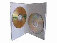 Pudełka na płyty DVD x 2 14mm standard BIAŁE 10szt