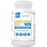 wish> ALPHA LIPOIC ACID 200MG 120C ALFA LIPOOVÁ REDUKCIA TELESNÉHO TUKU