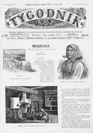 Stanisław Witkeiwicz: Z Tatr, drzeworyt i 2 ilustracje na 1 karcie 1888