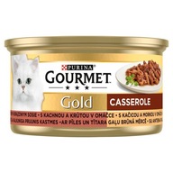 PURINA GOURMET GOLD CASSEROLE KACZKA INDYK SOS 85g