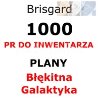 B 1000PR + PLANY BŁĘKITNA GALAKTYKA BG Brisgard FOE FORGE OF EMPIRES