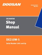 Doosan DX210W-5 Servisná príručka / Návod na predaj