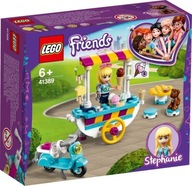 LEGO Friends 41389 Wózek z Lodami Skuter Piesek