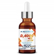 Allnutrition D3 4000 + K2 witaminy w kroplach odporność 30 ml