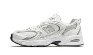New Balance 530 White Silver Metallic