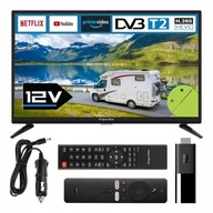 Telewizor do KAMPERA 12V 24 cale SMART ANDROID TV XIAOMI WiFi BT USB HDMI