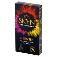 SKYN 5 SENSES PREZERWATYWY NIELATEKSOWE MIX 5