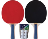 Komplet Rakietki + Piłeczki Do Gry W Tenisa Stołowego Ping Ponga