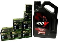 MOTUL 300V 10W40 4L FL Ester Core + filtr hiflo