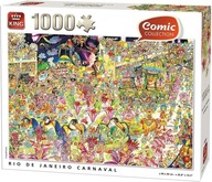 PUZZLE KING KARNEVAL V RIU DE JANEIRO 1000 DIELIKOV.