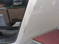bumper front NISSAN MICRA K14 SREBRNY 18r