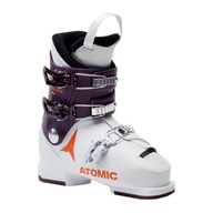 Detské lyžiarske topánky Atomic Hawx Girl 3 bielo-fialové 23.0-23.5 cm
