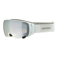 Gogle narciarskie Alpina Double Jack Mag Q-Lite white gloss/mirror black M