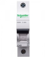Schneider Wyłącznik nadprądowy 1P C 40A 6kA AC K60N A9K02140