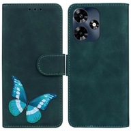 Etui Na Infinix Hot 30 Motyl Okładka Flip Folio Drukowane W Kolorze Do