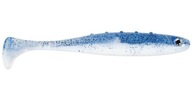 V-LURES Aggressor PRO - BLUE PEPPER 4"/10cm 3szt./bag WHITE/CLEAR blue gli