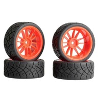 1:10 Rubber Tire RC Climbing Car for WLtoys 144001 124018 124019 Red