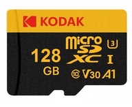 MEMÓRIAKÁRTYA KODAK microSD SDXC 128GB 100mb/s V30 A1 U3 + SD ADAPTER