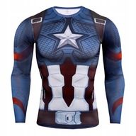 KOSZULKA KOMPRESYJNA RASHGUARD MĘSKI MMA-Marvel