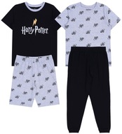 2x Pyžamo krátke/dlhé nohavice Harry Potter 128