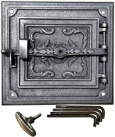 drzwiczki żeliwne paleniskowe palenisko 33x30 cm