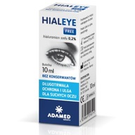 HIALEYE FREE - 0,2%, očné kvapky, 10ml
