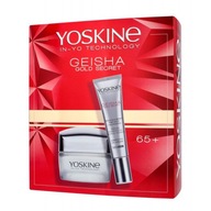 Yoskine Geisha Gold Secret sada denný a nočný krém 65+ + očný krém