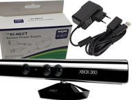 ZESTAW XBOX 360 KINECT SENSOR + NOWY ADAPTER ZASILACZ MEGA KOMPLET X360