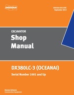 Doosan DX380LC-3 (OCEANAI) Service Manual / Shop Manual