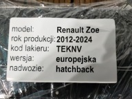 RENAULT ZOE Z.E. and 2013-2018 dials dials display 248105950R OE