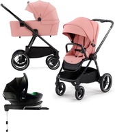 Kinderkraft Nea - wielofunkcyjny wózek 2w1 z opcją 3w1 | Ash Pink