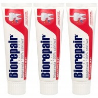 Zubná pasta BioRepair Sensitive Repair bez fluoridu 75ml (3ks)
