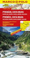 PIRENEJE COSTA BRAVA KRAJ BASKÓW NAWARRA ANDORA KATALONIA mapa MARCO POLO