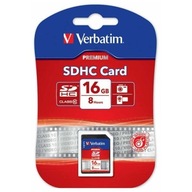 Verbatim Karta pamięci Secure Digital Card Premium U1, 16GB, SDHC, 43962, U