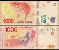 Argentyna 1000 Pesos 2017 P-366 UNC