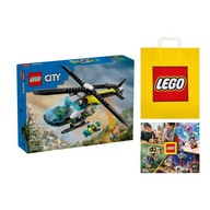 LEGO CITY č. 60405 - Záchranná helikoptéra +Taška +Katalóg LEGO 2024