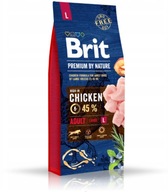 Sucha karma dla psa Brit Premium by Nature Adult L kurczak 15 kg