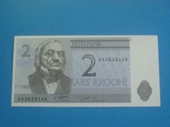 Estonia Banknot 2 Krooni AA ! 1992 UNC P-70a