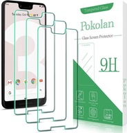 [3 sztuki] folia ochronna na telefon Google Pixel 3 XL, twardość 9H, bez pę