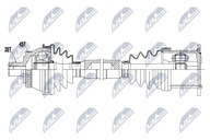 PÓŁOŚ NAPĘDOWA AUDI A4 00-08, SEAT EXEO 08- /LEWA,