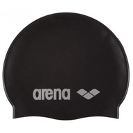 Silikónová plavecká čiapka pre dospelých na bazén Arena Classic Black