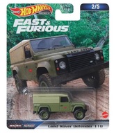 HOT WHEELS PREMIUM RÝCHLO A ZBESILO LAND ROVER DEFENDER 110 HNW46 HKD26