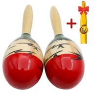 Profesionálne drevené MARAKASY GRUCHOTKA Salsa