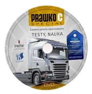 Egzamin + Testy na Prawo Jazdy kat. C TIR, Płyta DVD/CD Nauka 2024 + Bonus!