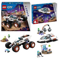 Zestaw LEGO kosmos: LEGO City Statek kosmiczny + LEGO City Łazik kosmiczny