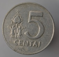 Litwa 5 centów 1991