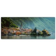 Obraz na plátne s foto 125x50 Jazero Como Taliansko