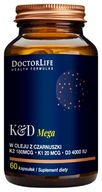 Doctor Life Mega K2 200mcg + D3 4000iu Černuška Imunita Osteoporóza